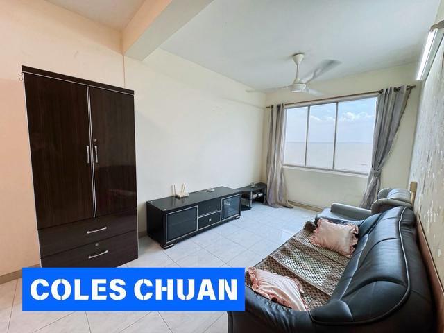 WORTH BUY Taman Kheng Tian 700sf Jelutong HIGH FLOOR Key On Hand