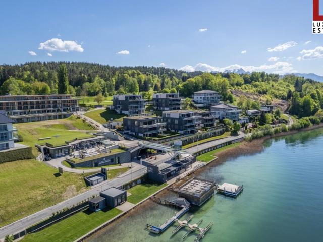 Wörthersee: Luxus Ferien Wohnung mit exklusivem See Zugang