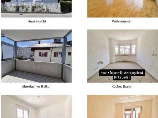 Wörgl, 3 Zimmer Whng. u.TG Platz, zentrale, ruhige Top Lage