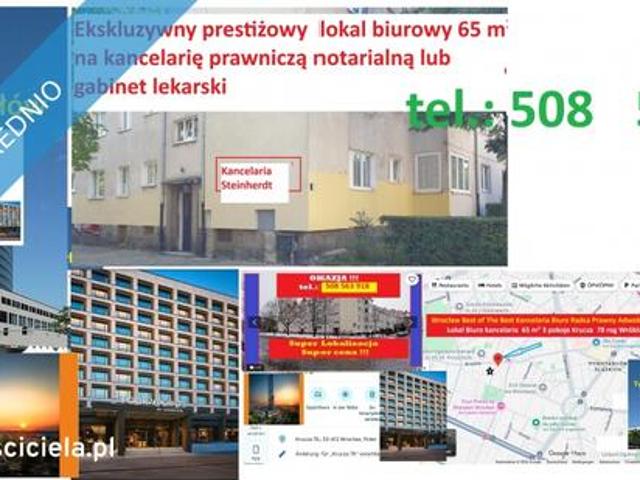 Wrocław Krzyki Gajowice Krucza 78 &gt &gt  OKAZJA! Luksusowy styl berliński 65 m² przy Sky T