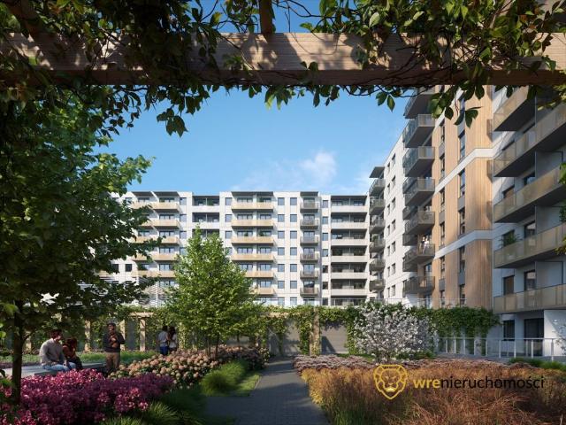 Nowoczesne 2 pokojowe mieszkanie z balkonem w Partynicach