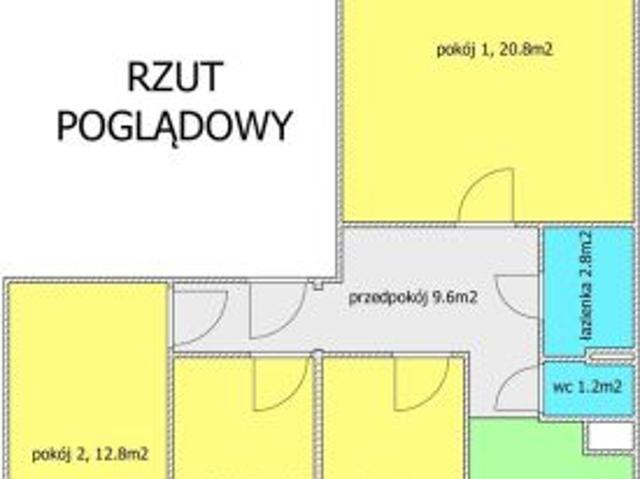 Wrocław, Różanka, ul. Żmigrodzka, 72 m² Mieszkanie