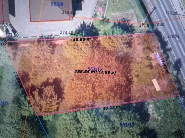 Działka 800 m², Wrząsowice