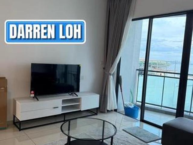 WWATERSIDE RESIDENCE 1055sqft FURNISHED RENOVAATED 2CP GELUGOR