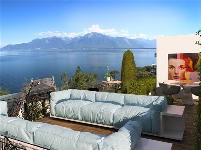 Wunderbare Wohnung im Zentrum von Montreux