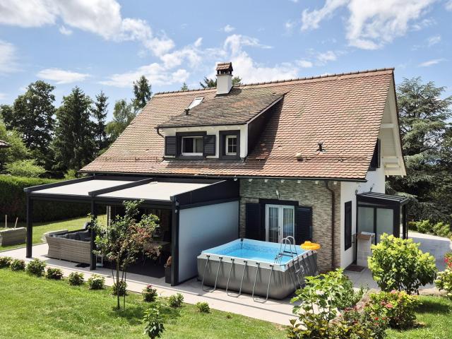 Wunderschöne freistehende Villa mit 6,5 Zimmern in Cugy VD
