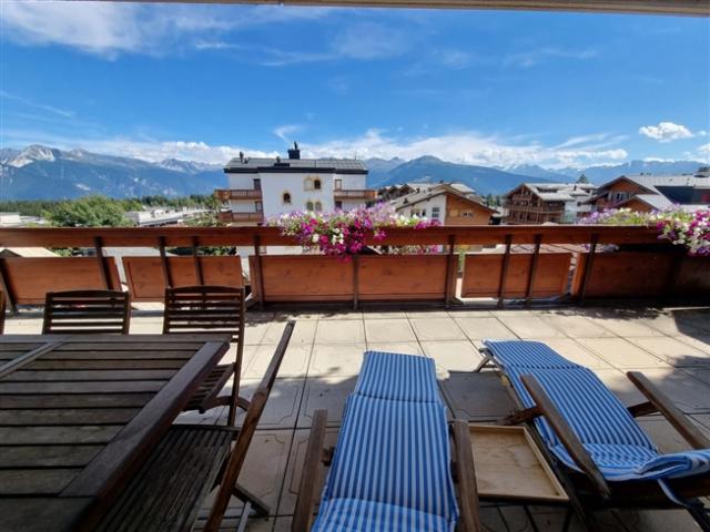 Wunderschöne Wohnung im Zentrum von Crans mit 7,5 Zimmern atemberaubende Aussicht