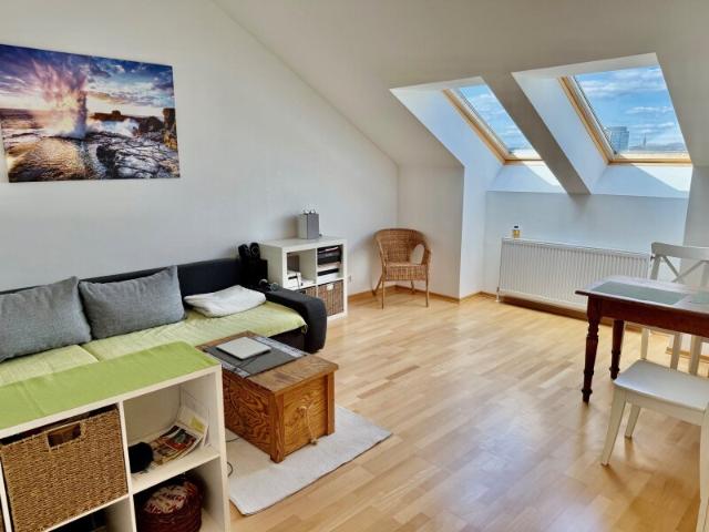 Wunderschöner Fernblick über Wien: moderne Dachwohnung im letzten Top