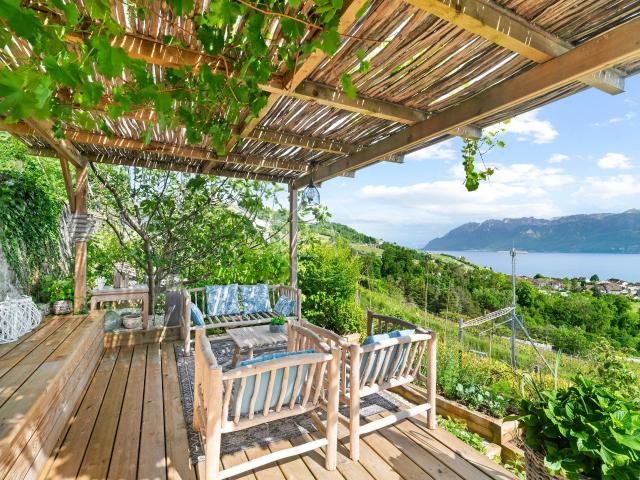 Wunderschönes, modernes Anwesen mit Panoramablick in Lutry