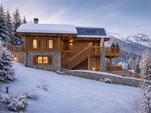 Wunderschönes neues Chalet – nur 6 Fahrminuten von Crans Montana entfernt