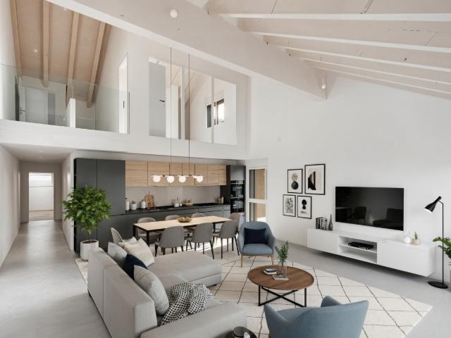 Wunderschönes neues Duplex Haus mit 5,5 Zimmern, 4 Minuten von Romont entfernt LOT 2,1