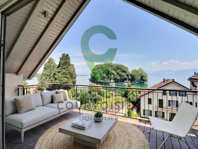 Wunderschönes Duplex mit herrlichem Blick auf den See und die Alpen