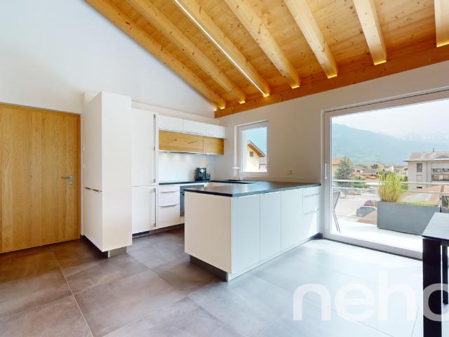 Wunderschönes 4,5 Zimmer Duplex Penthouse in Saillon Liebe auf den ersten Blick garantiert