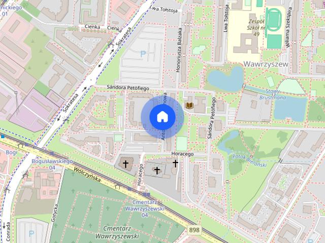 Wynajmę kawalerkę z balkonem i garażem, Warszawa Bielany