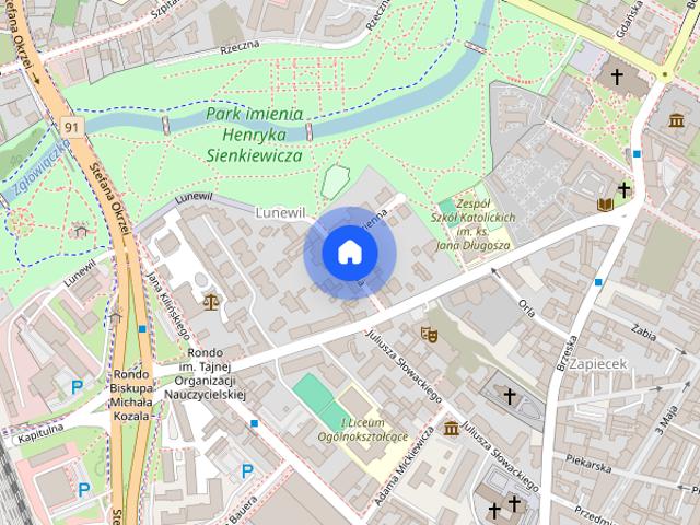 Wynajmę mieszkanie Włocławek 43m2 z klima przy parku ul. Biskupia