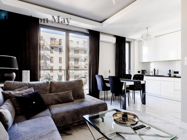 Wynajmę mieszkanie w apartamentowcu m3 z aneksem kuchennym 60 m² Warszawa, Czyste