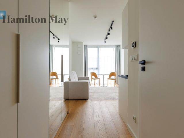 Wynajmę mikrokawalerkę w apartamentowcu kawalerka z aneksem kuchennym 24 m² Warszawa, Ksawerów