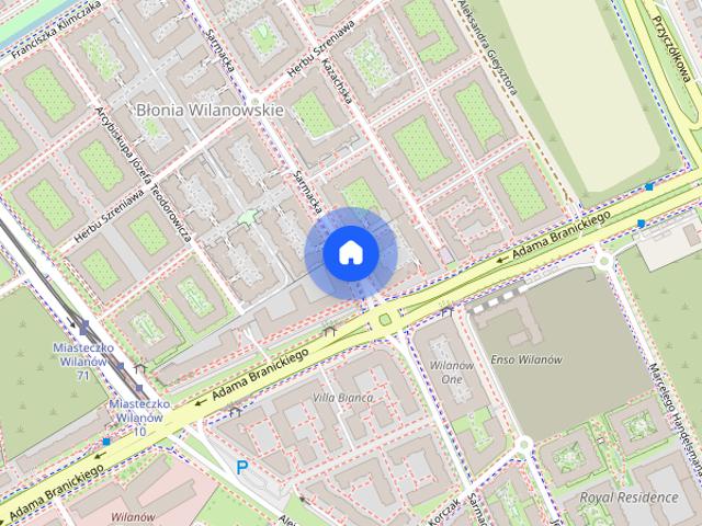 WYNAJMĘ PENTHOUSE 3 POKOJE W MIASTECZKU WILANÓW