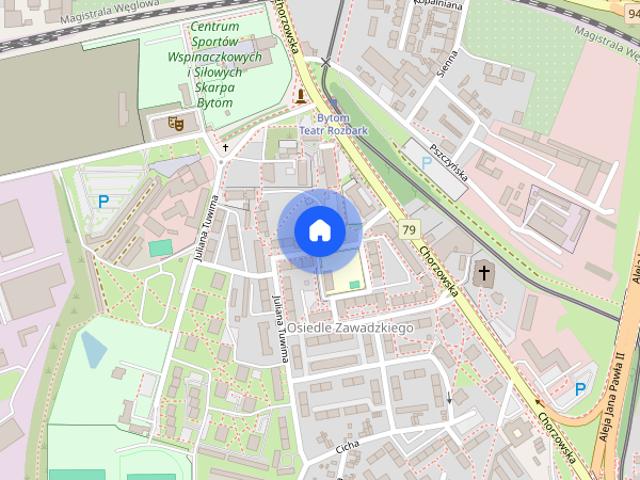 WYNAJMĘ Wyposażone 2 pokojowe mieszkanie CO miejskie Bytom Rozbark