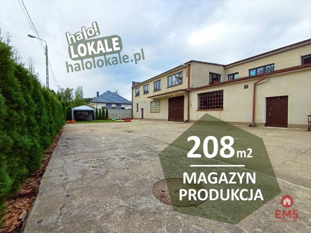Wynajem magazyn, produkcja, sklep internetowy 208 m2