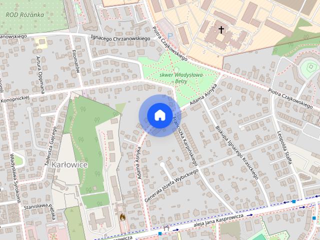 Wynajem mieszkania z balkonem na parterze