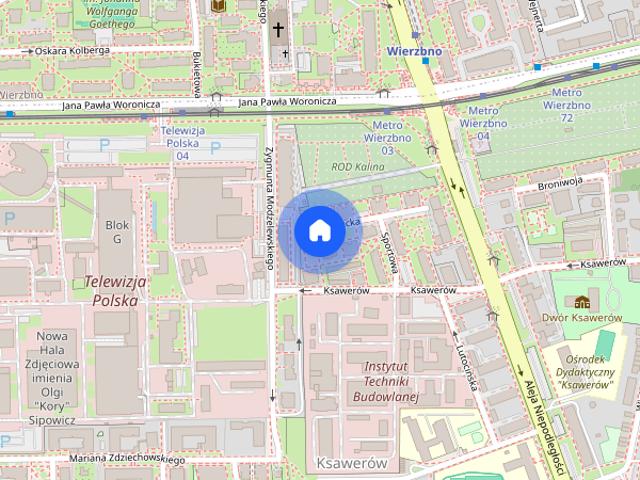 Wynajem 2 pokojowego mieszkania, Al. Niepodległości 67, Warszawa