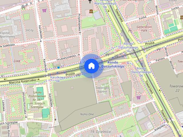 Wynajem 2 pokojowego mieszkania przy ul. Prosta, Wola, Warszawa