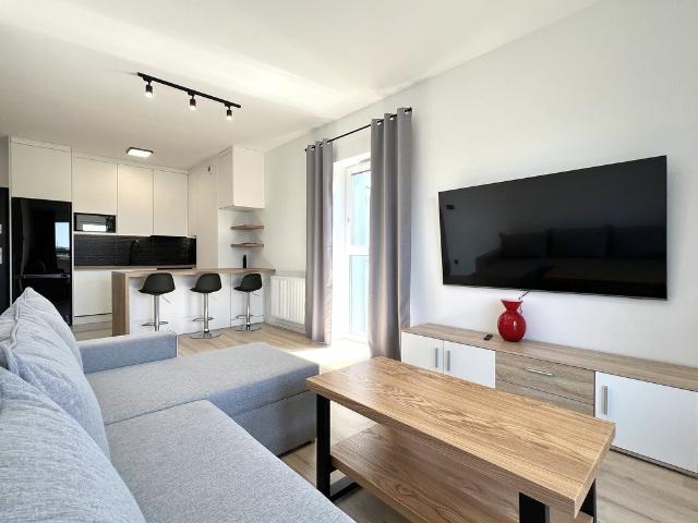 Wynajem 2 pokojowego apartamentu z balkonem, wysoki standard