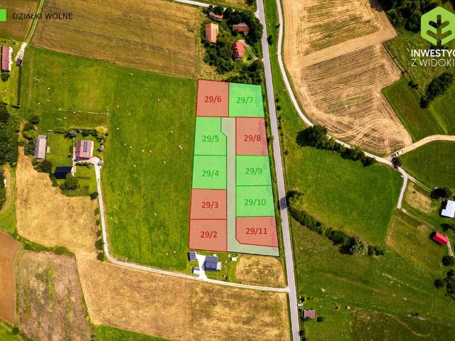 Wyjątkowa działka na wzgórzu z pięknym widokiem, 801 m2