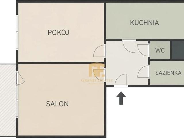 Wyzwolenia 49,30 m², Gdańsk