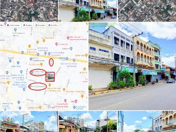อาคารพาณิชย์+พื้นที่ว่าง+ห้องเช่า อยู่ใจกลางเมือง ติดถนน2ด้าน ใกล้ ร.ร.กัลยาณวัตร ตลาดบางลำภู ตัวเมืองขอนแก่น