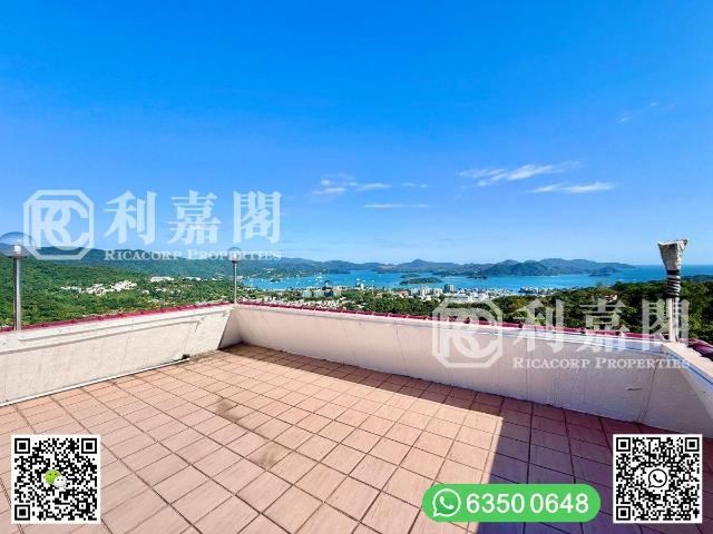 西貢半山 單邊海景複式 步行搭車