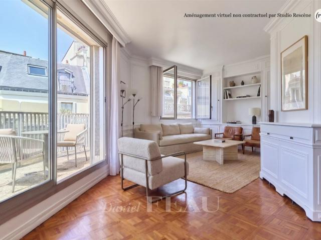 XVIème Chaillot dernier étage avec terrasse 42m² Paris 16ème