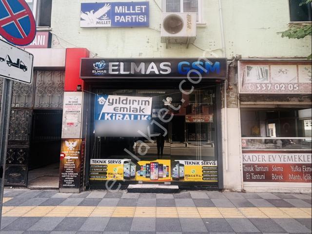 Yıldırım Gayrimenkul'den Çarşıda Cadde Üzeri Kiralık Dükkan