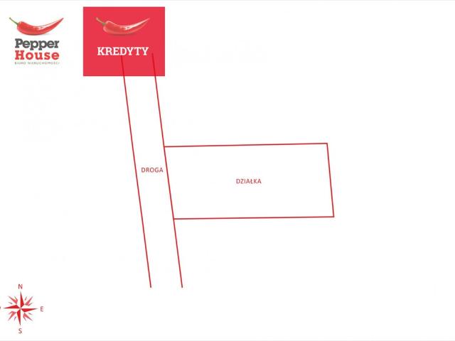 Działka w lesie z warunkami zabudowy, 1150 m², Łężyce