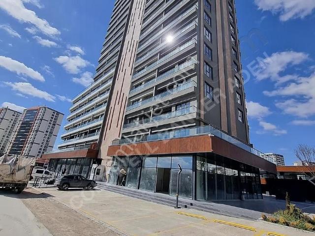 Yaşamkent Bordo Yaşam Konutları Teraslı 1+1 80m2 Ara Kat Daire