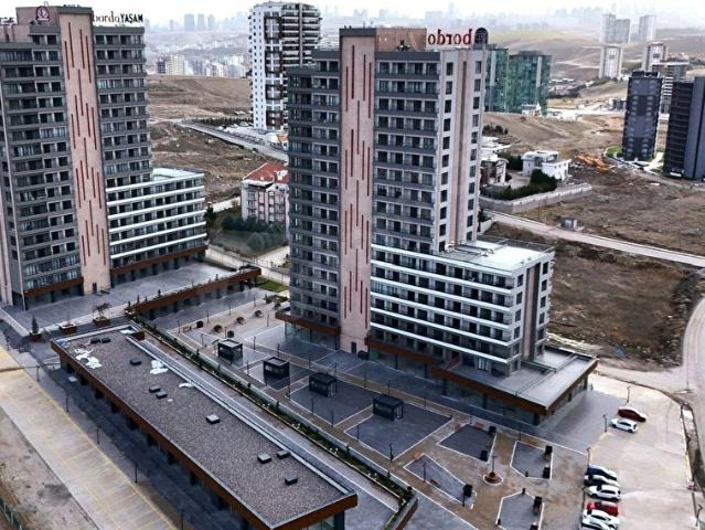 YAŞAMKENT BORDO YAŞAM KONUTLARINDA KİRALIK 1+1 DAİRE.