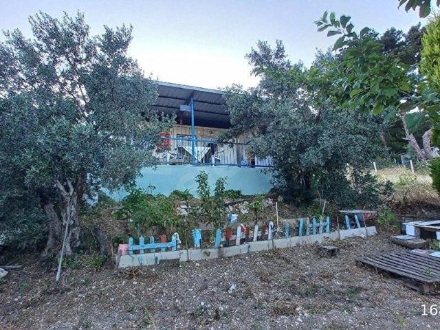 yakaköyde 712m2 doğa içinde bağ, çelik konteyner ve verandası