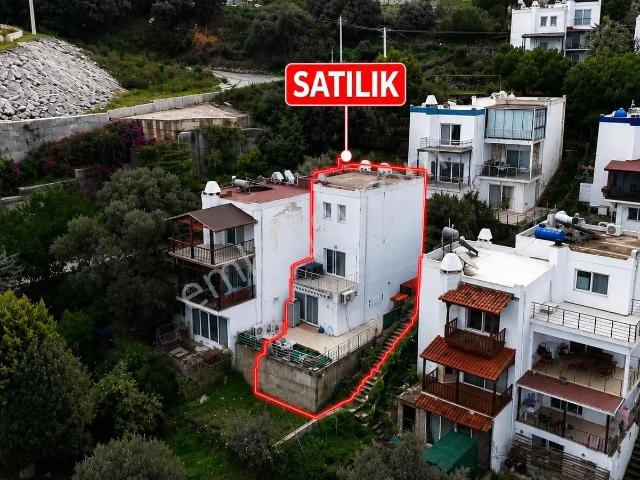 Yalıkavak Dirmil Sporkent1 Plajlı Sitede Deniz Manzaralı Villa