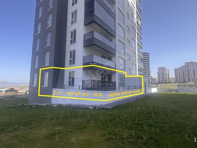 Yapracık Atayurt'ta Sıfır 2+1 Bahçe Katı Daire 85m
