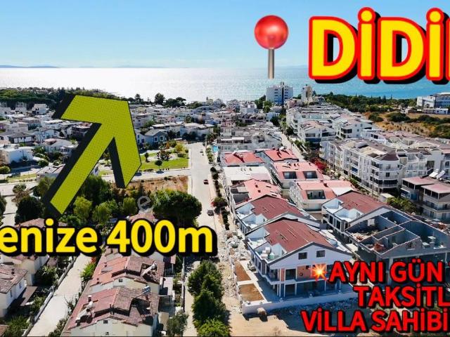 Yarı Peşin Yarı Taksit—didimde Denize 400m Satılık Havuzlu Villalar