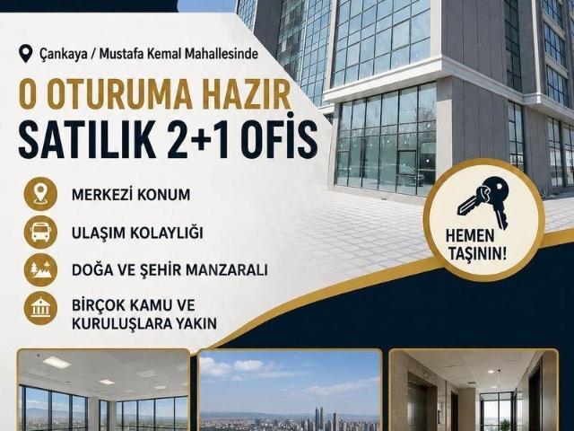 YATIRIM VE KURUMSAL KULLANIM İÇİN KAÇIRILMAYACAK FIRSAT SIFIR 70 m OFİS