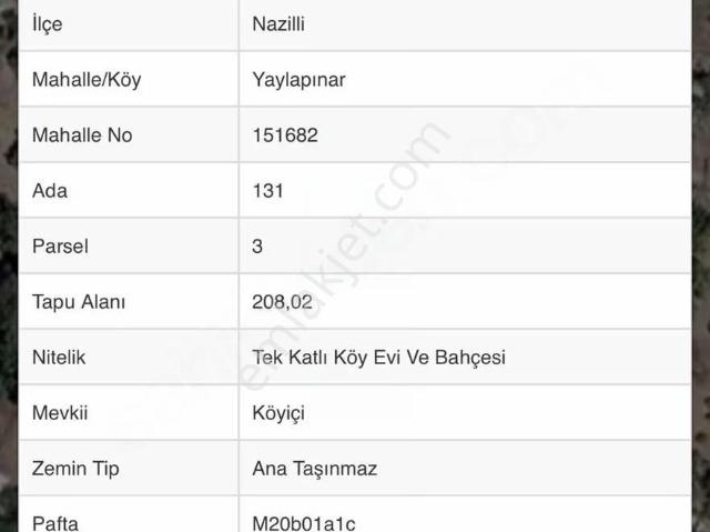 Yaylapınar'da Köy İçi İmarlı Müstakil Ev