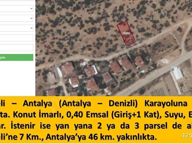 Yazır Köyü Manzaralı, Harika Esinti Alan Satılık Arsalar.