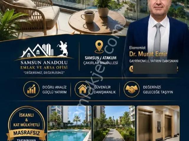 Yazlık Tadında Havuzlu Sitede Deniz Manzaralı Satılık Lüks 1+1