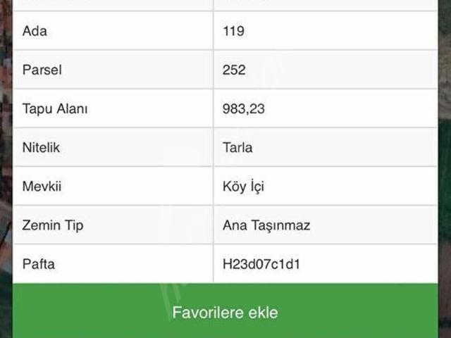 YENİŞEHİR AKÇAPINAR KÖYÜ YATIRIMLIK HOBİ BAHÇESİNE UYGUN