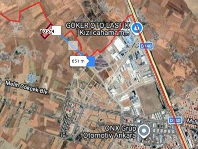 YENİKENT FEVZİ ÇAKMAK MAH'DE 588M2 SATILIK TARLA