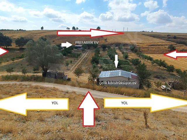 YERLEŞİM YERİNE YAKIN İMAR BARIŞI ALINMIŞ 7.681 M2 BAHÇE VE 2 EV