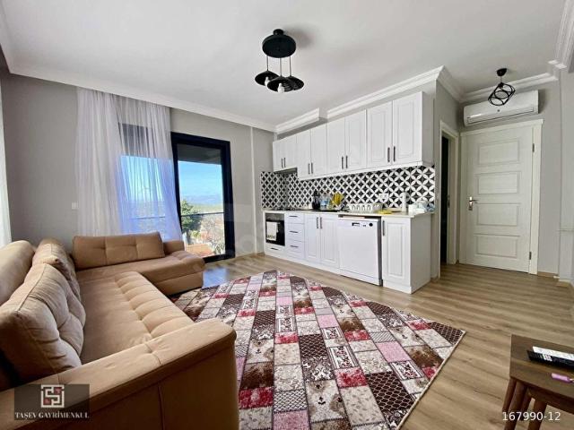 YILLIK KİRALIK AY ÖDEMELİ 1+1 50M2 FULL EŞYALI KLİMALI MANZARALI