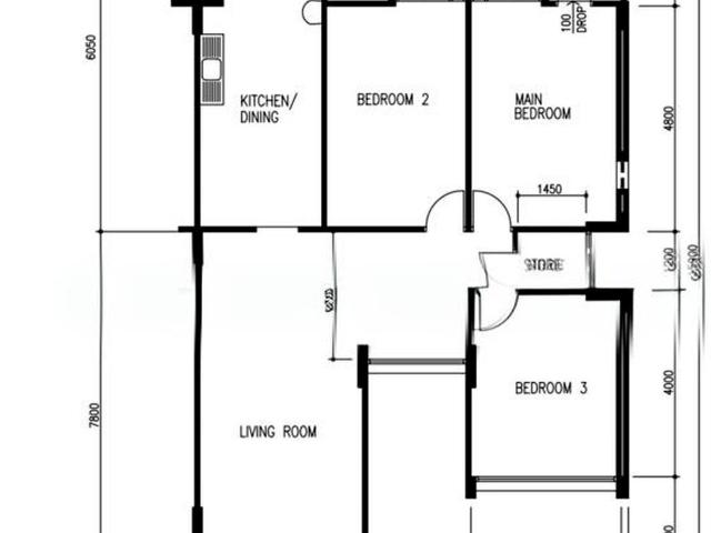 Yishun Street 11 Yishun, HDB 4 Rooms